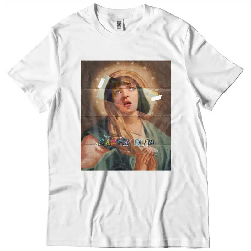 carpe diem mia wallace tshirt regular fit white