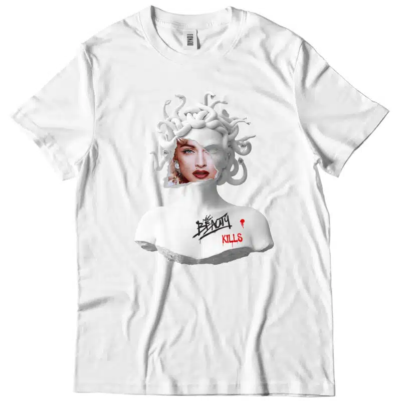 medumadonna tshirt regular fit white
