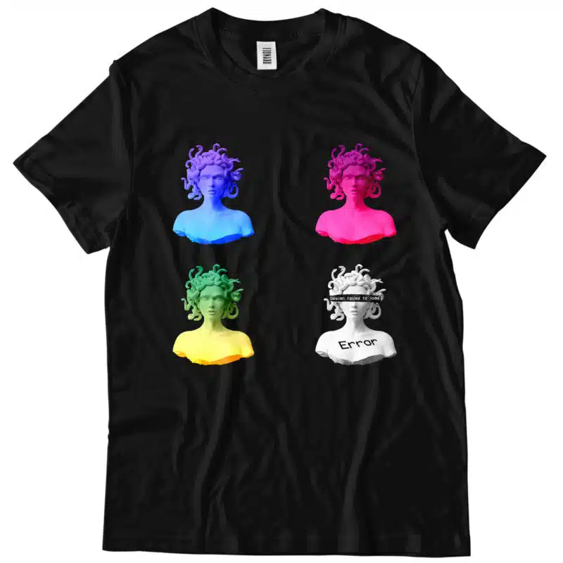 medusa error tshirt regular fit black