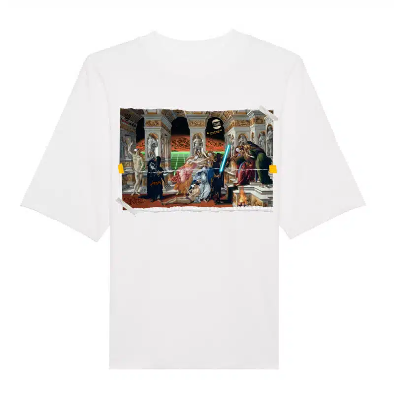 metaverse tshirt oversize white