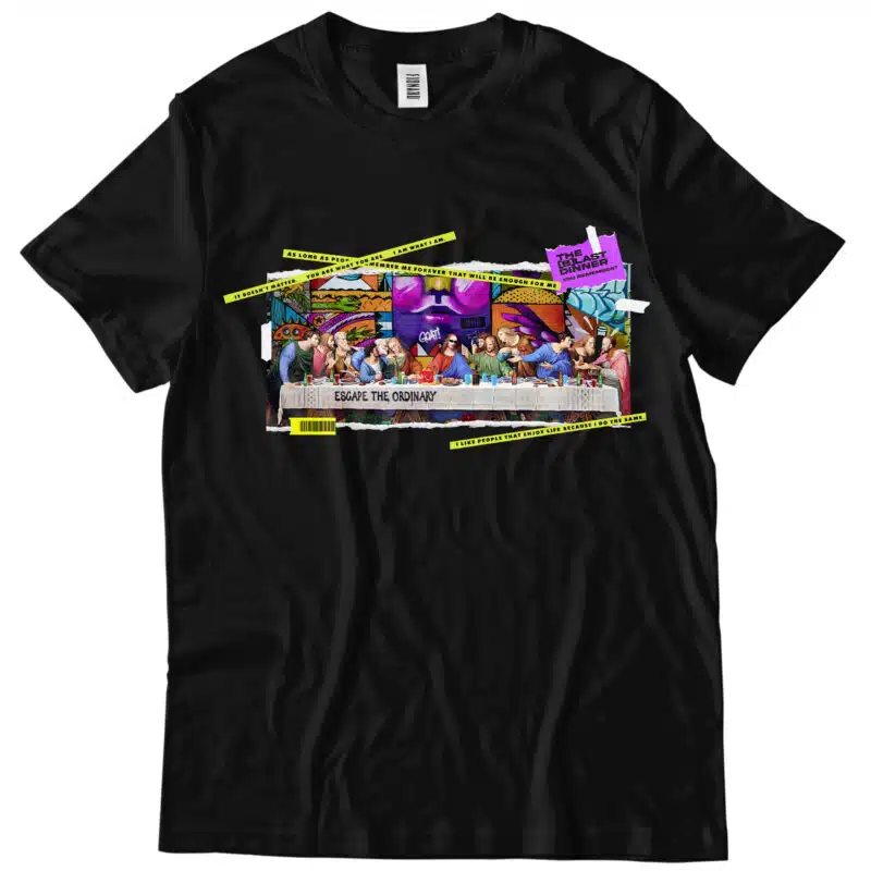 the blast dinner tshirt regular fit black