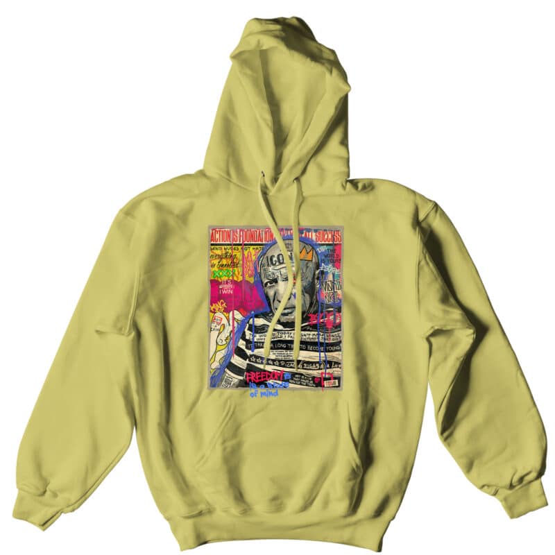 art is not a crime pablo picasso hoodie linden green