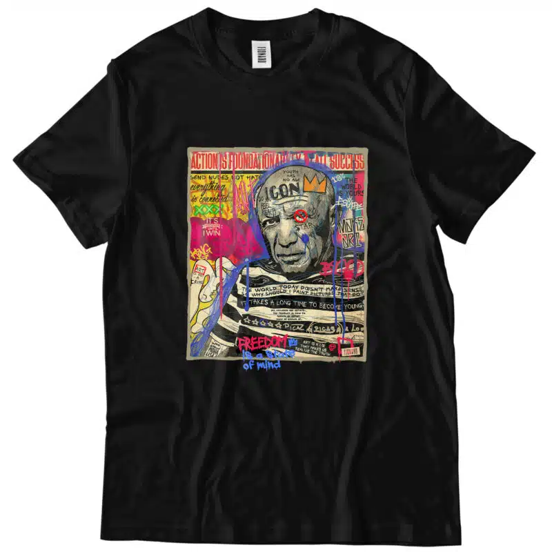 "Art is not a crime" Pablo Picasso @tshirt